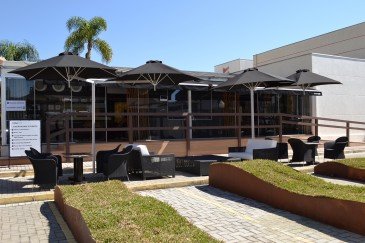Ombrelone Duoflex Sextavado Com Dois Braços Articulados e Base Redonda