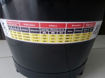 Tanque do Filtro para Piscina TWI 6500 Hidrasul
