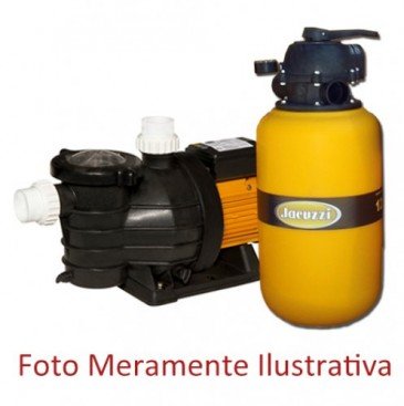 Filtro com Motobomba para Piscinas 19 até 39 Mil Litros Jacuzzi 12 TP e Bomba 1/4CV