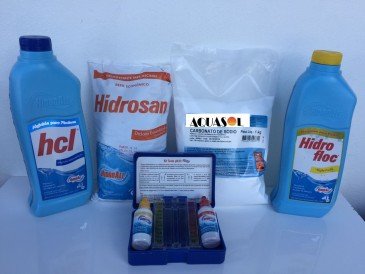 Kit Completo de Produtos para Piscinas Plásticas