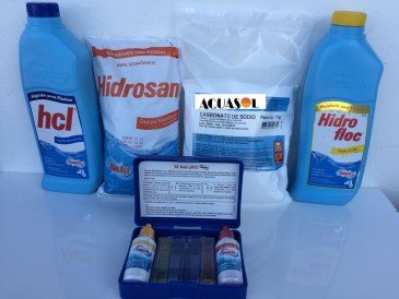 Kit Completo de Produtos para Piscinas Plásticas