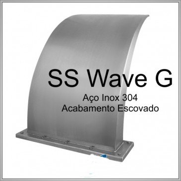 Cascata Wave Grande em Aço Inox 304