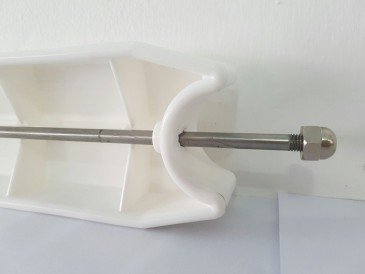 Degrau Plástico da Escada Inox para Piscinas