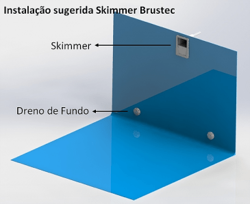 Skimmer Especial para Piscina de Concreto ou de Fibra