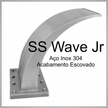Cascata em Aço Inox 307 Wave Junior com 37 cm