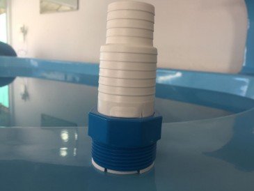 Adaptador Rosca Fina para Piscina de Fibra ou Concreto