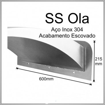 Cascata Ola em Aço Inox 304