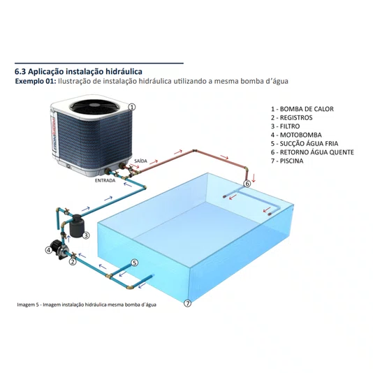 Aquecedor Bomba Trocador de Calor para Piscina FT-180 FROMTHERM