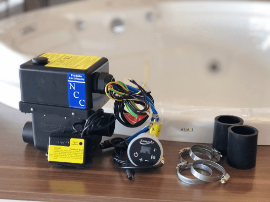 Aquecedor Digital 3 Funções para Banheiras e SPAS 8000 Wats