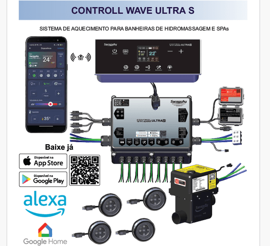 Aquecedor Ultra S Para Banheiras/SPAS 8000 W 220 V