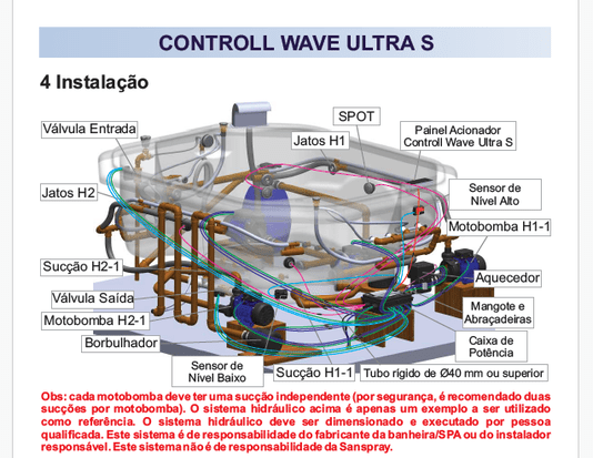 Aquecedor Ultra S Para Banheiras/SPAS 8000 W 220 V