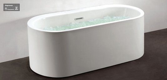 Banheira Air Massage Viena X Freestanding em Acrílico