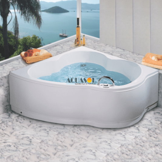 Banheira De Canto Altea Slim em Gel Coat*
