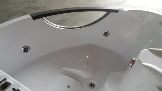 Banheira de Canto Kanto Bella Diamante em Gel Coat