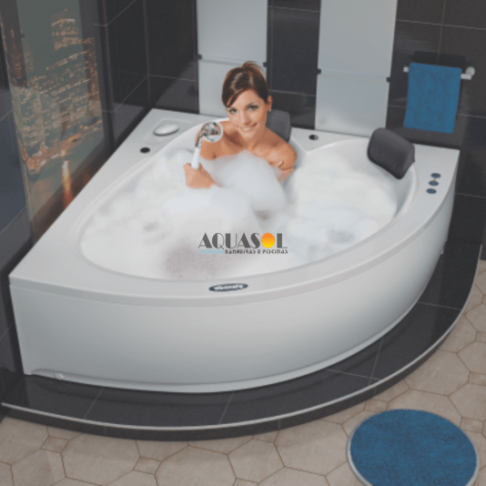 Banheira De Canto Passion Premium em Gel Coat