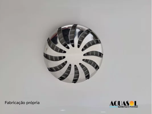 Banheira de Hidromassagem Retangular Dupla Ascoli em Gel Coat - Aquasol
