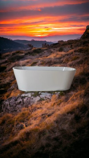 Banheira de Imersão Ivy em Acrílico Premium – Envio Rápido em 24 Horas