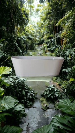 Banheira de Imersão Ivy em Acrílico Premium – Envio Rápido em 24 Horas