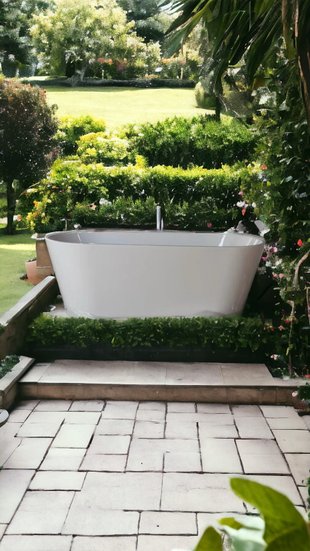 Banheira de Imersão Ivy em Acrílico Premium – Envio Rápido em 24 Horas
