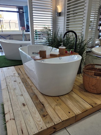 Banheira de Imersão Ivy em Acrílico Premium – Envio Rápido em 24 Horas
