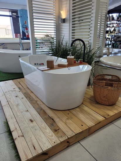 Banheira de Imersão Ivy em Acrílico Premium – Envio Rápido em 24 Horas