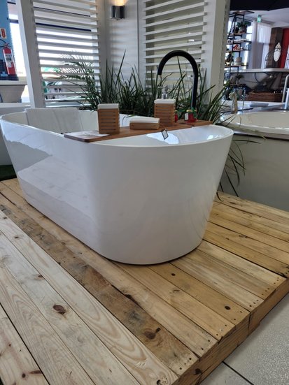 Banheira de Imersão Ivy em Acrílico Premium – Envio Rápido em 24 Horas