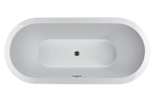 Banheira Oval de Imersão Maya Freestanding em Acrilico