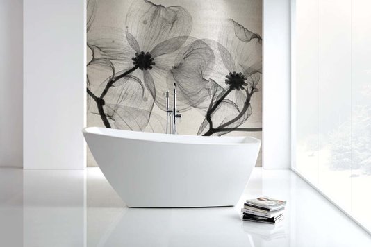 Banheira Oval de Imersão Sunset Freestanding em Acrílico