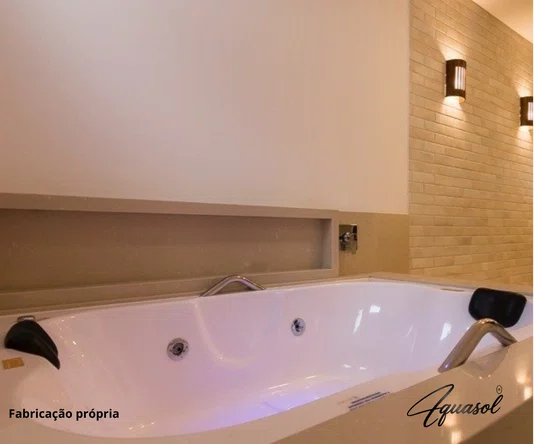 Banheira Dupla de Hidromassagem Gardênia Slim Plus em Acrílico *