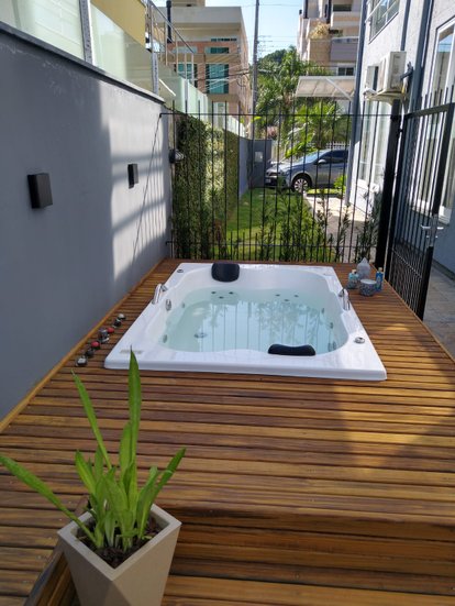 Banheira Dupla Gardênia Slim Plus em Acrilico