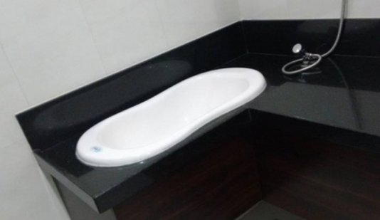 Banheira Infantil Cyca de Embutir Sem Dreno em Gel Coat