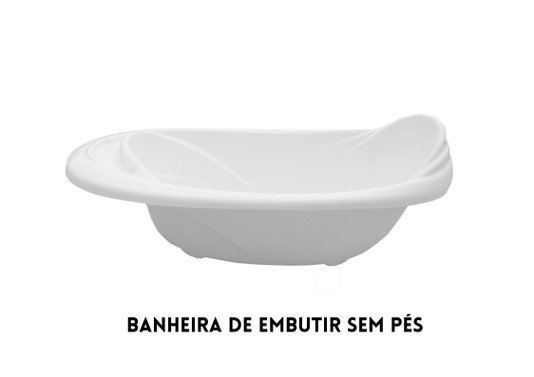 Banheira Oval Chuá Bebê Confort em Acrílico