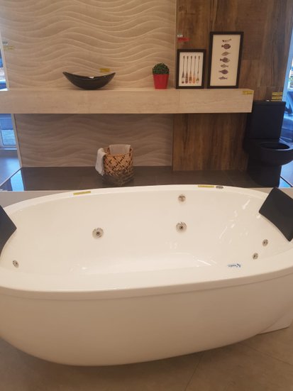 Banheira Acácia Master Dupla em Gel Coat*