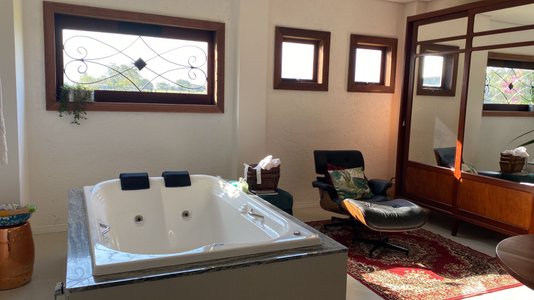 Banheira Retangular Dupla Ascoli em Gel Coat