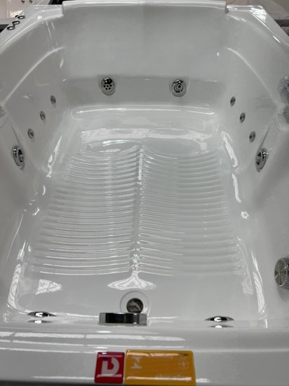 Banheira Retangular Dupla Almeria Master em Gel Coat