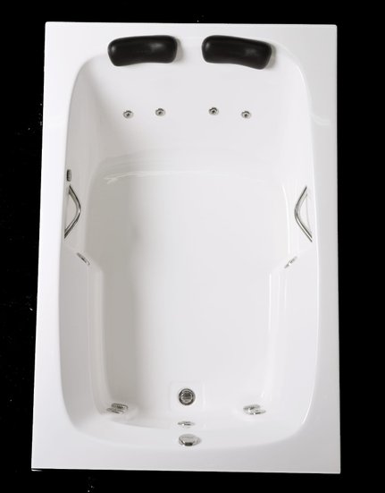 Banheira Retangular Dupla M10 em Gel Coat Padrão