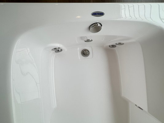Banheira Retangular Dupla M10 em Gel Coat Padrão