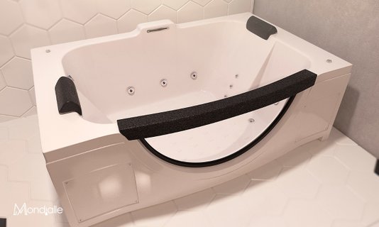 Banheira Retangular Dupla Potenza em Gel Coat