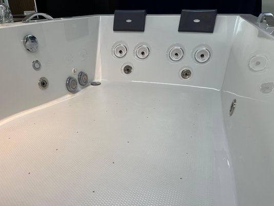 Banheira Retangular Pietá Dupla Com Blower Designer em Acrílico