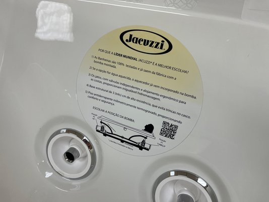 Banheira Retangular Pietá Single Designer em Acrílico