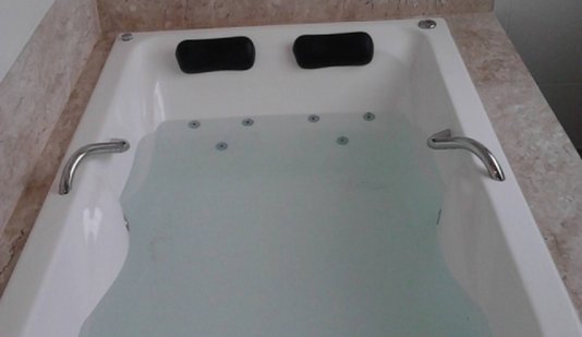 Banheira Retangular Primavera Dupla Padrão em Gel Coat