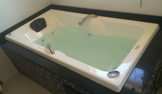 Banheira Retangular Primavera Padrão em Gel Coat*
