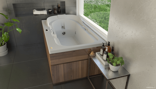 Banheira Retangular Regina G4 Designer em Acrílico
