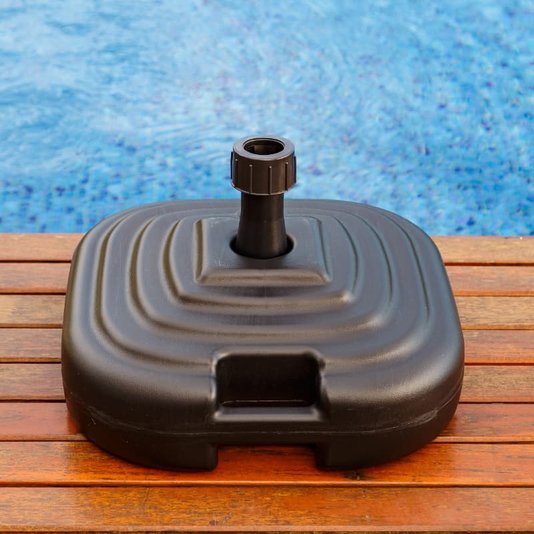 Base Plástica Para Guarda-Sol Com Pé Até 33mm de Diâmentro