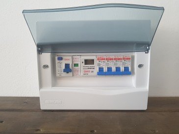Quadro Elétrico para Piscinas com 4 Disjuntores para Motor + Timer + DPS + DR