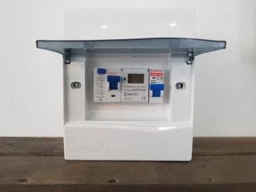 Quadro Elétrico para Piscinas com Disjuntor para Motor e Timer