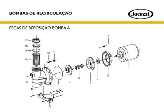 Bomba Auto-Escorvante 1CV Monofásica 1A-M Série A
