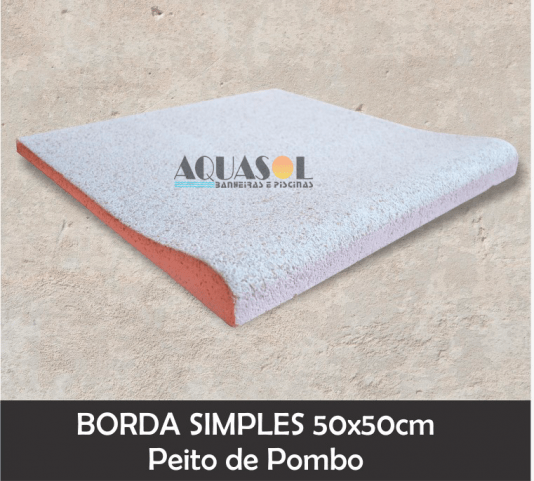 Borda para Revestimento de Piscina