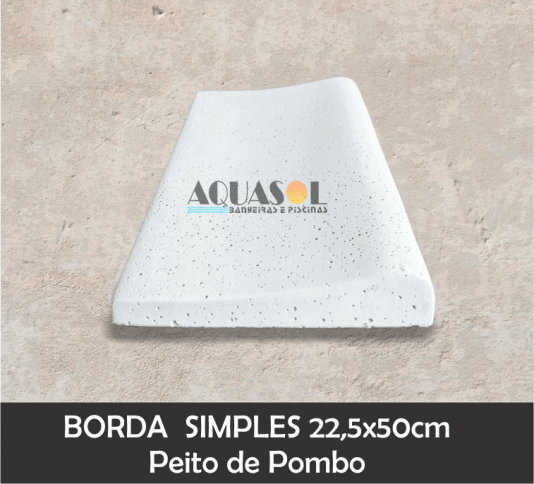 Borda para Revestimento de Piscina