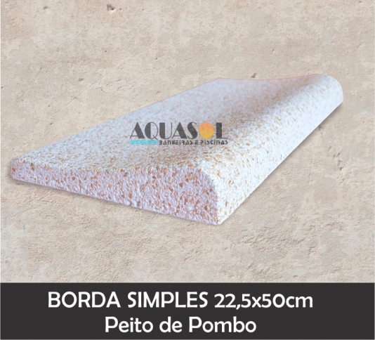 Borda para Revestimento de Piscina